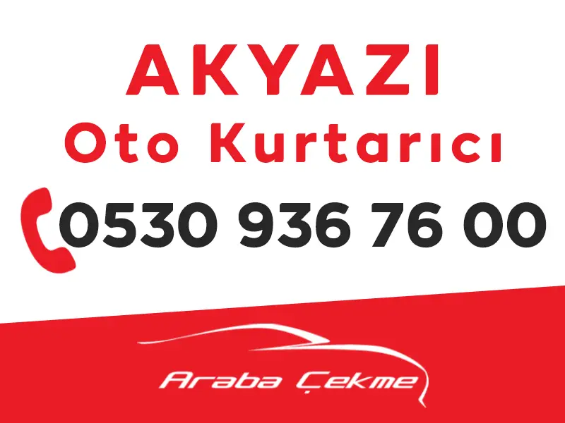 Akyazı Oto Kurtarıcı Çekici